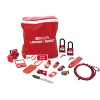 Electrician Lockout Kit, Padlocks and Tag