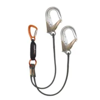 ELITE Twin Lanyard with Triple Action Karabiner & ANSI Hook