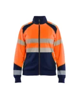 High Vis Dame full-zip Sweatshirt